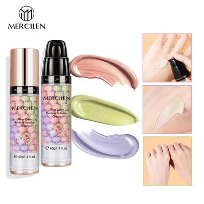 Солнцезащитный крем Rainbow Isolation Combo 40 г + 25 г Легкий консилер Праймер для макияжа с невидимыми порами Осветляющий и контурирующий