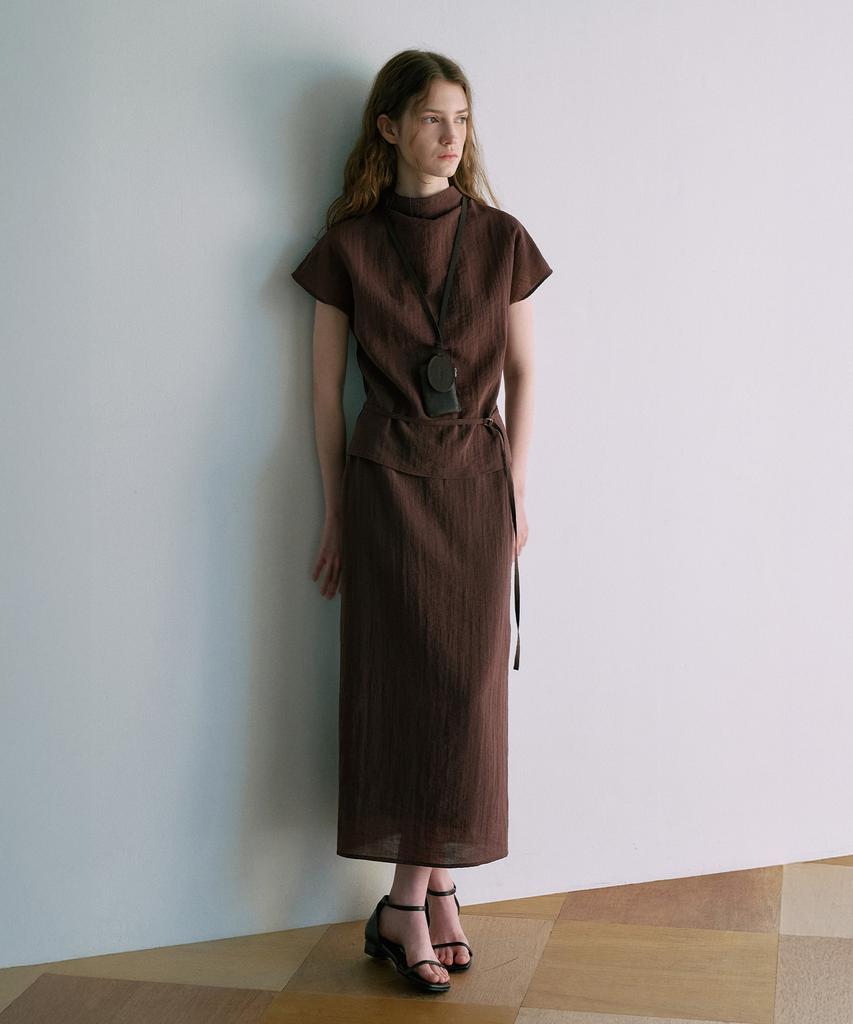 Lamerei Linkle Sheer H-Line Maxi Skirt[Lmbfspsk413]-2Color