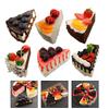 Decoration Piece Fake Slice Cake Bakery Shop Fake Food