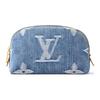 Джинсовая серия Косметичка PM Канва Monogram Молния Косметичка Мужская косметичка Синий M24316