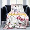 1pc. Hello Kitty Cute Cartoon Blanket - Perfect for Home, Office, Outdoor Use, Gift Idea, Suitable for Al