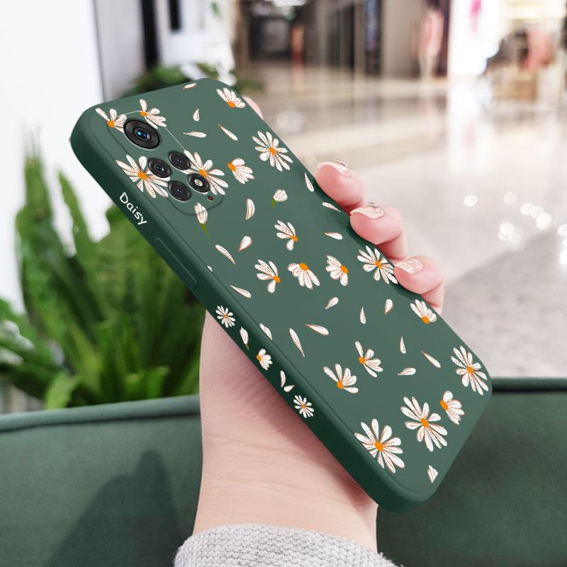 Daisies Fly Phone Case For Xiaomi Redmi Note 14 13 12 12S 11 11S 10 10A 10T 10S 9T 9 8 7 A1 Pro Plus 10C 4G 5G Silicone Cover