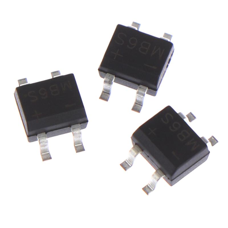 50 шт. Mb6S 600 В 0,5 А Sop-4 выпрямительный диодный мост патч мостовой стек ультратонкий