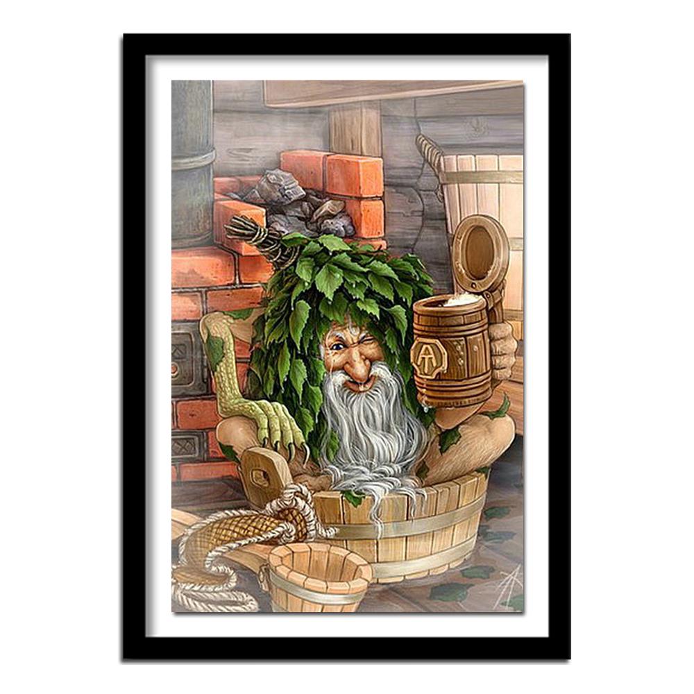 5D DIY Алмазная картина "Мультяшный персонаж" Вышивка Крестом Горный хрусталь Картина Декор