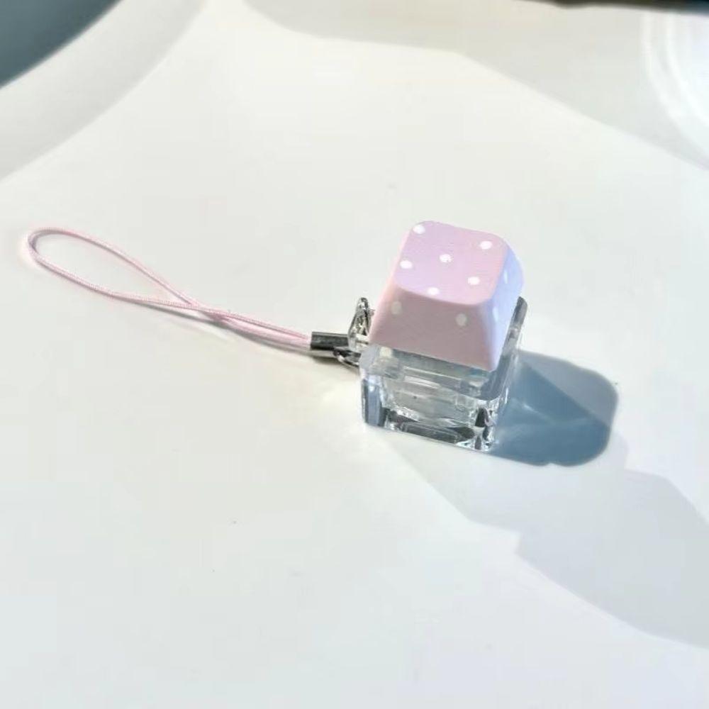 Cute Keyboard Fidget Keychain Clicky Mechanical Keyboard Charm Desktop Ornament