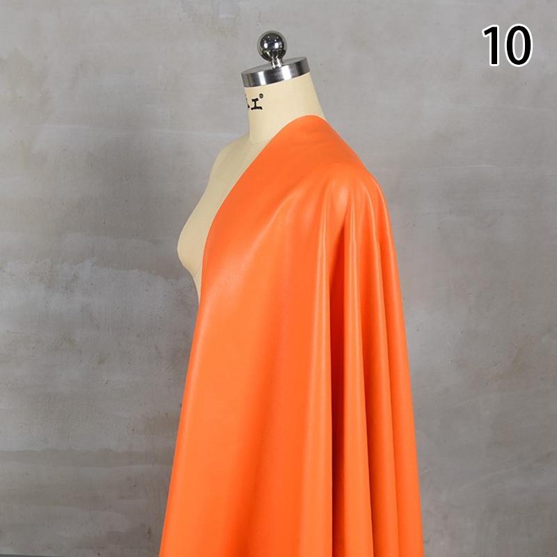 50*140m Matte Faux Leather Fabric Stretch Imitation Sheepskin Soft PU Fabric DIY Sewing Motorcycle Jacket Clothes Material