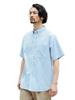 B:MING LIFE STORE by BEAMS Moisture-Wicking, Quick-Drying Short-Sleeve Shirt, B:PolyOXHS_CF25S, Men's, STRIPE, XL, 92010194277