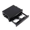 Black Kit Dash Storage Box Car Radio Pocket Drink Cup Holder Double Din