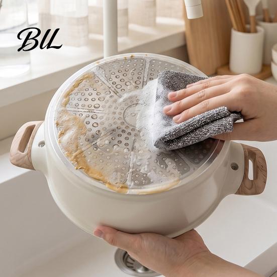 Microfiber Oil Cleaning Towels Cloth Roll, Tearable Double Side Towels, Reusable Soft Polishing for Dishes Grease Removing Rags Kitchen Dishwashing