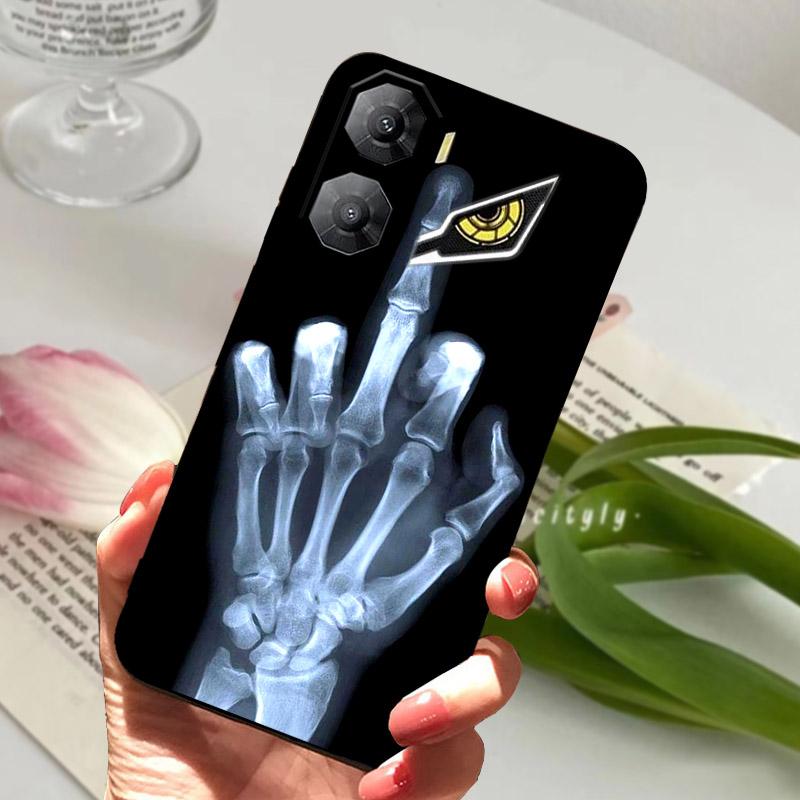 Soft Back Cover For ZTE Nubia Neo 3 5G Z2464N Phone Case Cool Wolf Lion Silicone Black TPU Funda For Nubia Neo3 Protective Shell