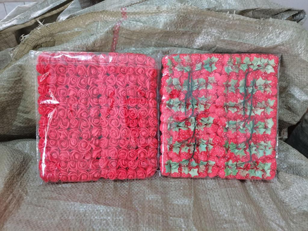 2,5-дюймовая марлевая кружевная роза, пена и сухоцветы для свадебной подарочной коробки, плетеного венка и аксессуаров.