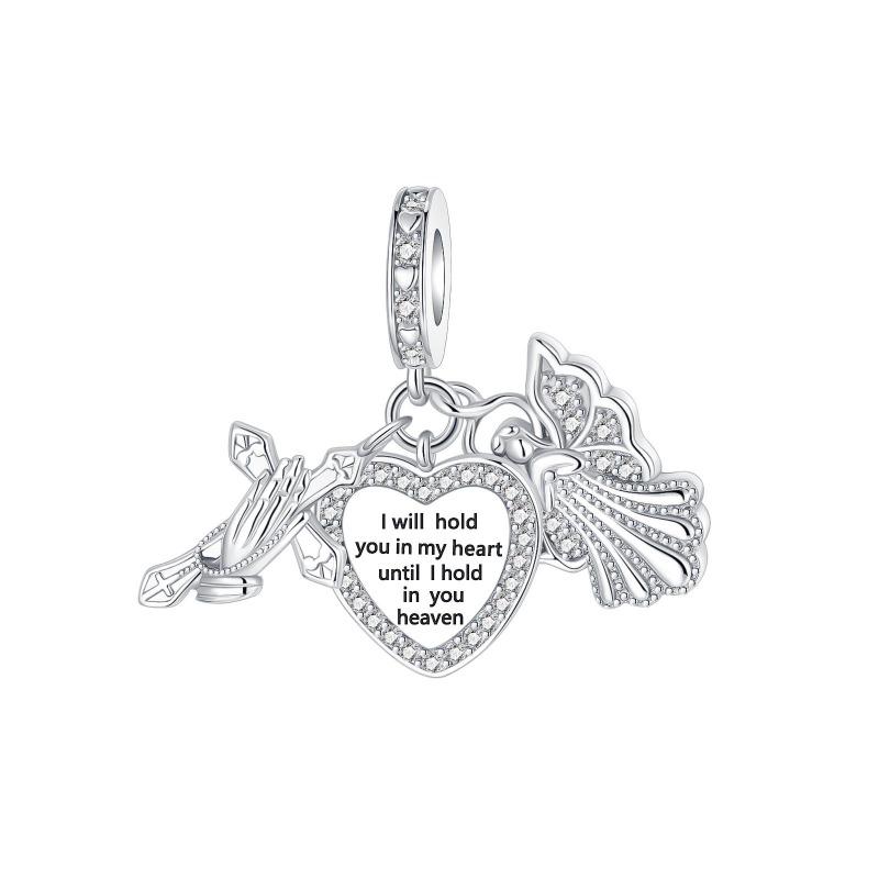 Новые медные шармы в виде крыльев ангела, подвески в виде сердца, птицы, свиньи, подходят для оригинальных браслетов, ожерелий, женские изящные украшения для DIY, подарки