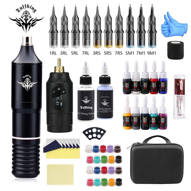 Tattoo Pen Cartridge Wireless Tattoo Machine Kit Beginner Rotary Machine Type Machine Kit Complete Tattoo Kit Tattoo Supplies