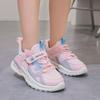 2024 Детские кроссовки для девочек, повседневная школьная обувь, дышащие кроссовки для бега, легкие, мягкие, теннисные, розовые, нескользящие, детская обувь для мальчиков