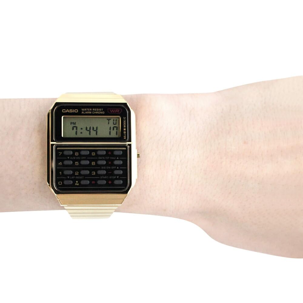 Casio Casio Стандартный Дешевый Casio КАЛЬКУЛЯТОР Наручные часы для мужчин и женщин, CA-500WEG-1A [Б/у]