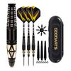 Darts Metal Tip Set Professional Darts with Stylish Case Steel Tip Darts Set with Aluminum Shafts Rubber O'Rings+Flights
