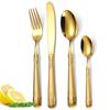 Stainless Steel Tableware Retro Wheat Ears Dinnerware Cake Dessert Spoon Steak Fruit Knife Fork Teaspoon Luxury Western Cutlery