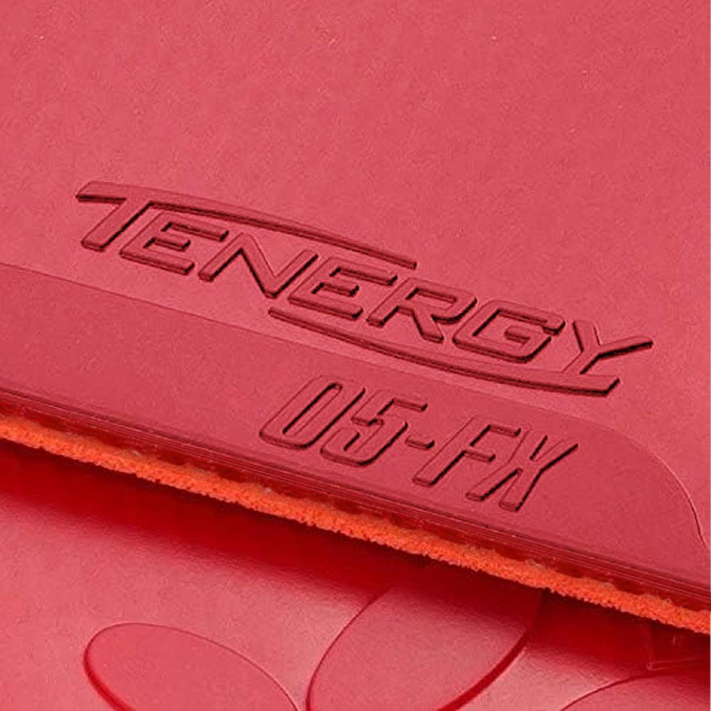 Накладка для настольного тенниса Butterfly Tenergy 05 FX Back Soft Tension 05900 Красная, очень толстая (Вращение)