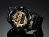 Casio Мужские кварцевые часы GA-710GB-1A с аналоговым циферблатом, водонепроницаемостью 200 м, ударопрочностью, из смолы