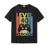 Level 40 Unlocked Funny Video Gamer 40th Birthday Gift T- Printed On For Men Wholesale T Shirts Party Graphic T Shirts