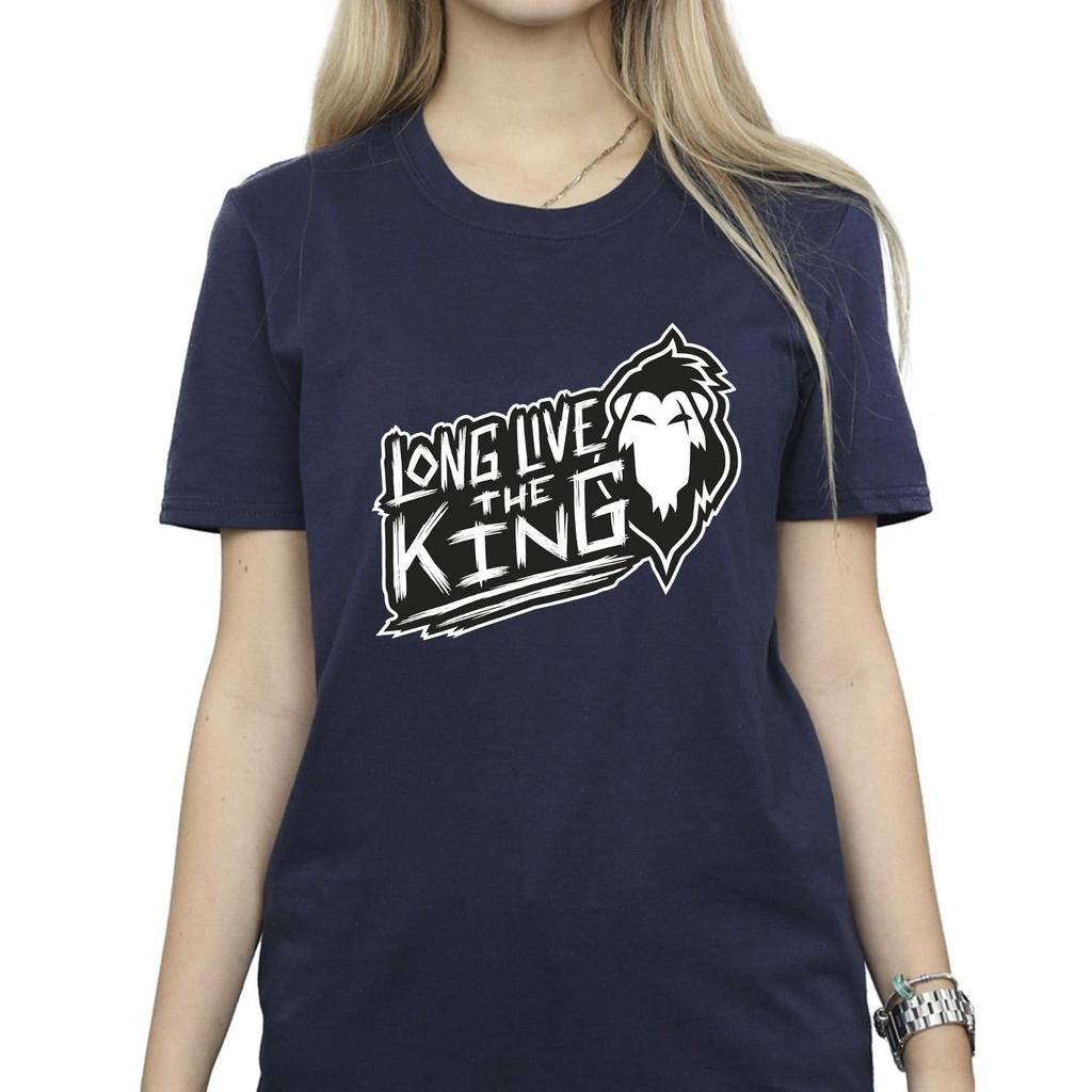 Disney Womens/Ladies The Lion King The King Cotton Boyfriend T-Shirt