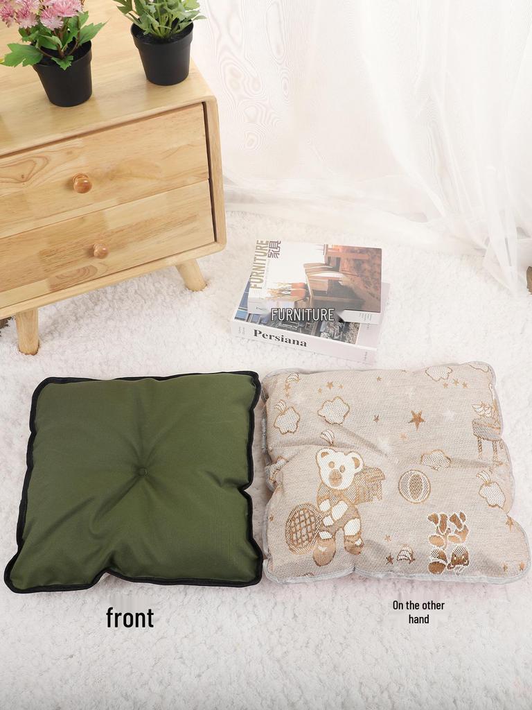 Custom Summer Cooling Pet Bed & Tent: Breathable, Foldable, Solid Color, Minimalist Design