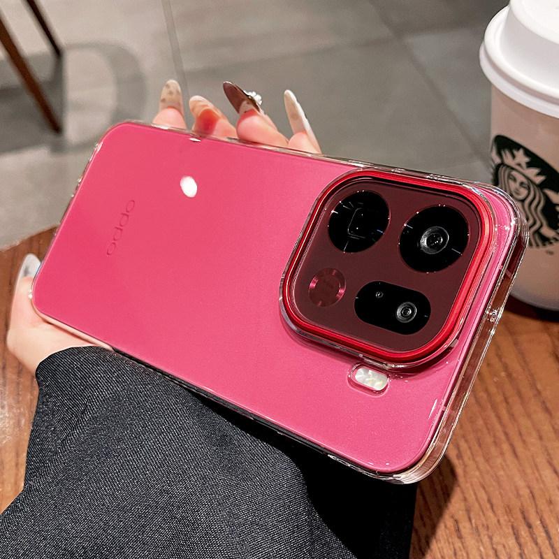 Magnetic Case For Oppo Find X9 Pro Case PC Transparent Hard Cover Fashion Simple And Lightweight Shell Shockproof Bumper