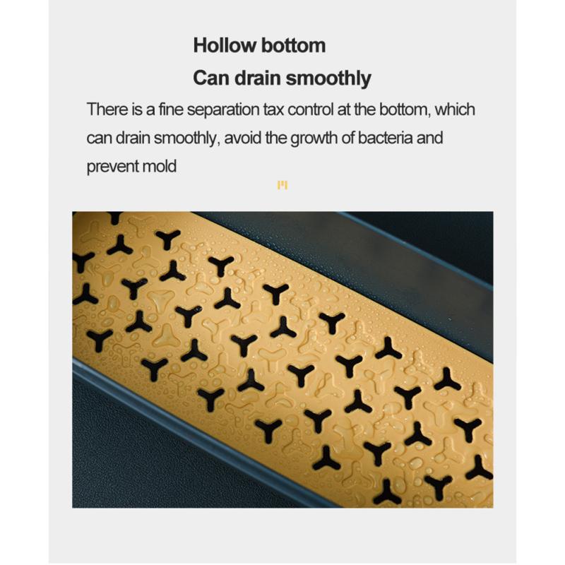 Прозрачный пыленепроницаемый кухонный ящик для хранения с 4 отделениями, ящик для приправ, полое дно