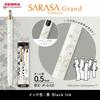 Zebra Sarasa Grand Gel Ballpoint Moomin Design Pen, 0.5mm, (Limited Edition), Hattifatteners, Black, P-JJ57-MM2-MTBK