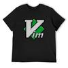 VIM Классическая футболка Одежда хлопок мужские футболки Смешная футболка футболки оверсайз для мужчин
