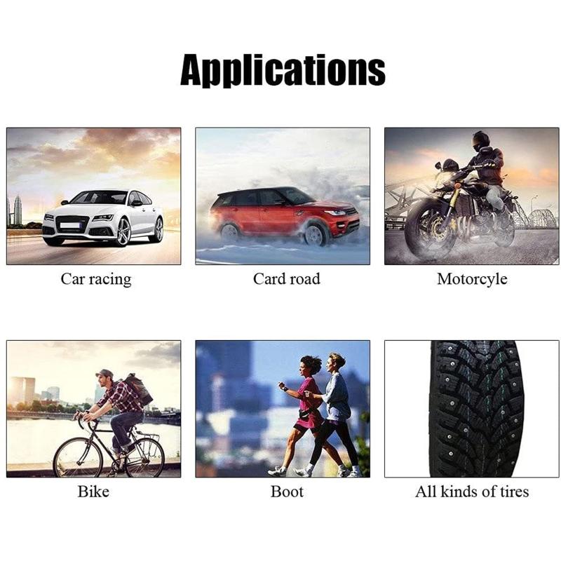 100 шт. Универсальные шипованные болты для колес велосипеда, мотоцикла, противоскользящие шипы