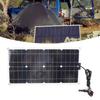 Уличная солнечная панель Солнечная панель Водонепроницаемая плата для зарядки аккумулятора Разъем XT60 100 Вт для уличного солнечного аккумулятора