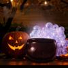 5-1sets Halloween Bubbling Cauldron Set Witch Pot Plastic Bowl for Home Kitchen Room Party Table Halloween Party Decorations