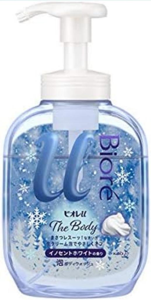 Biore U The Body Foam Type Innocent White Scent Pump 540ml Refill 450ml Included Ballpoint Body Color Will Be Delivered At + Bonus (eco Pen, Random)