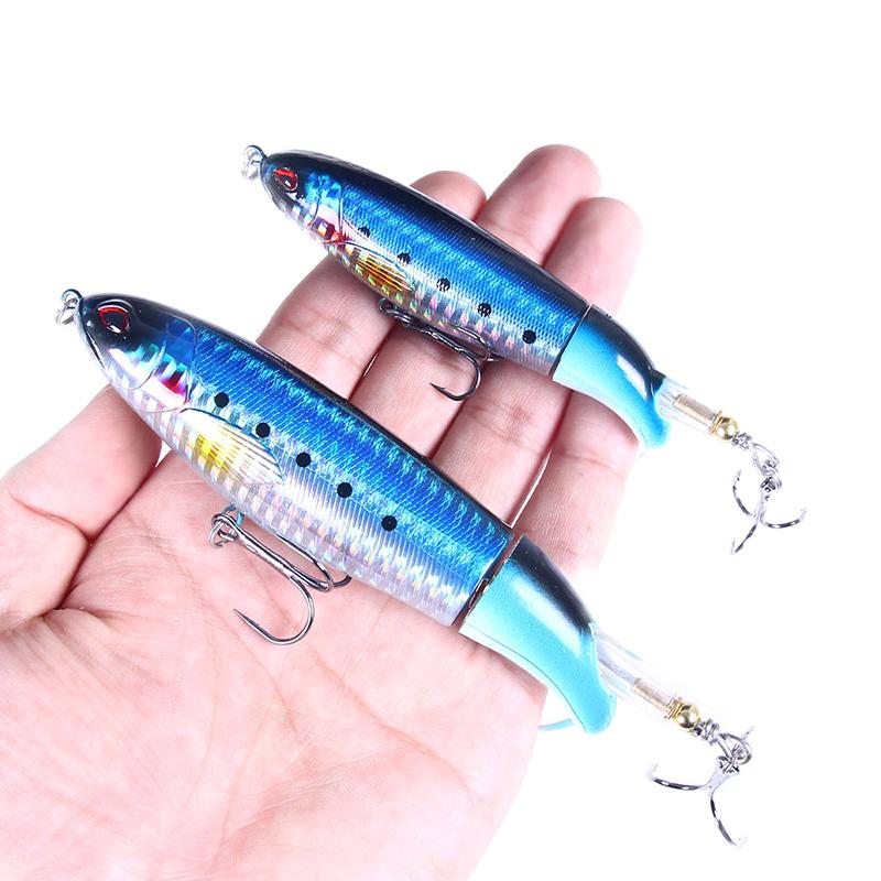 1 шт., Whopper Plopper, 10 см/13 г, приманка для верхней воды, искусственная жесткая приманка, мягкая вращающаяся хвостовая рыболовная снасть, рыболовная приманка