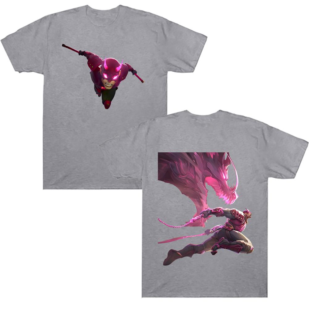Rivals Daredevil Tees Дуэлянт Герой Daredevil Графические футболки Унисекс Одежда Смешные футболки с круглым вырезом Хлопок Топы с коротким рукавом