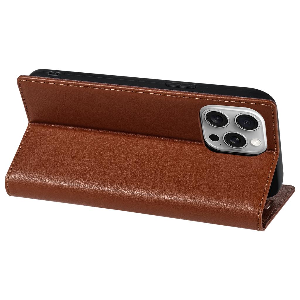 BKS-001 Чехол для iPhone 16 Pro Max из ПУ кожи, чехол для телефона с магнитной застежкой