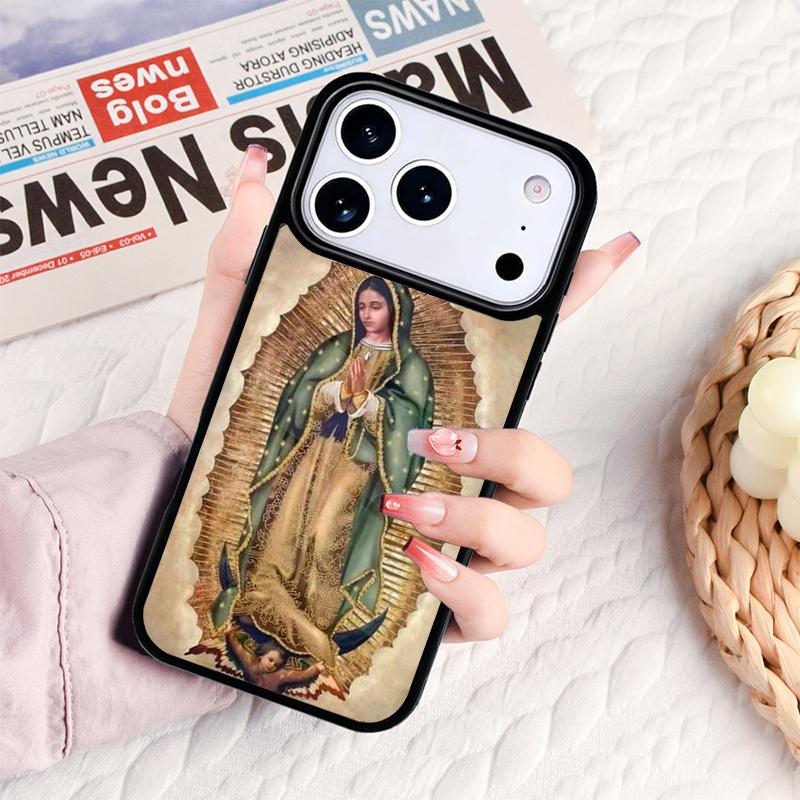 Virgen De Guadalupe Virgin Mary Phone Case For IPhone 17 16e 15 14 13 12 11 Pro Max Air Mini Soft Protective Cover