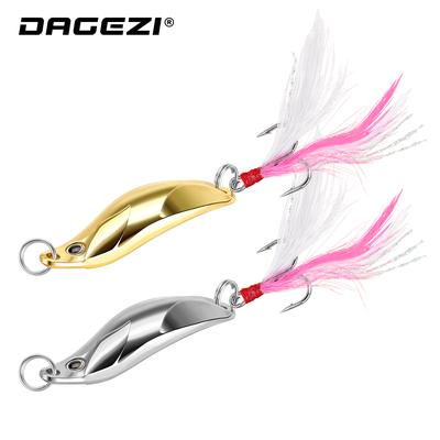 Металлическая рыболовная приманка 14 г Серебро / Золото