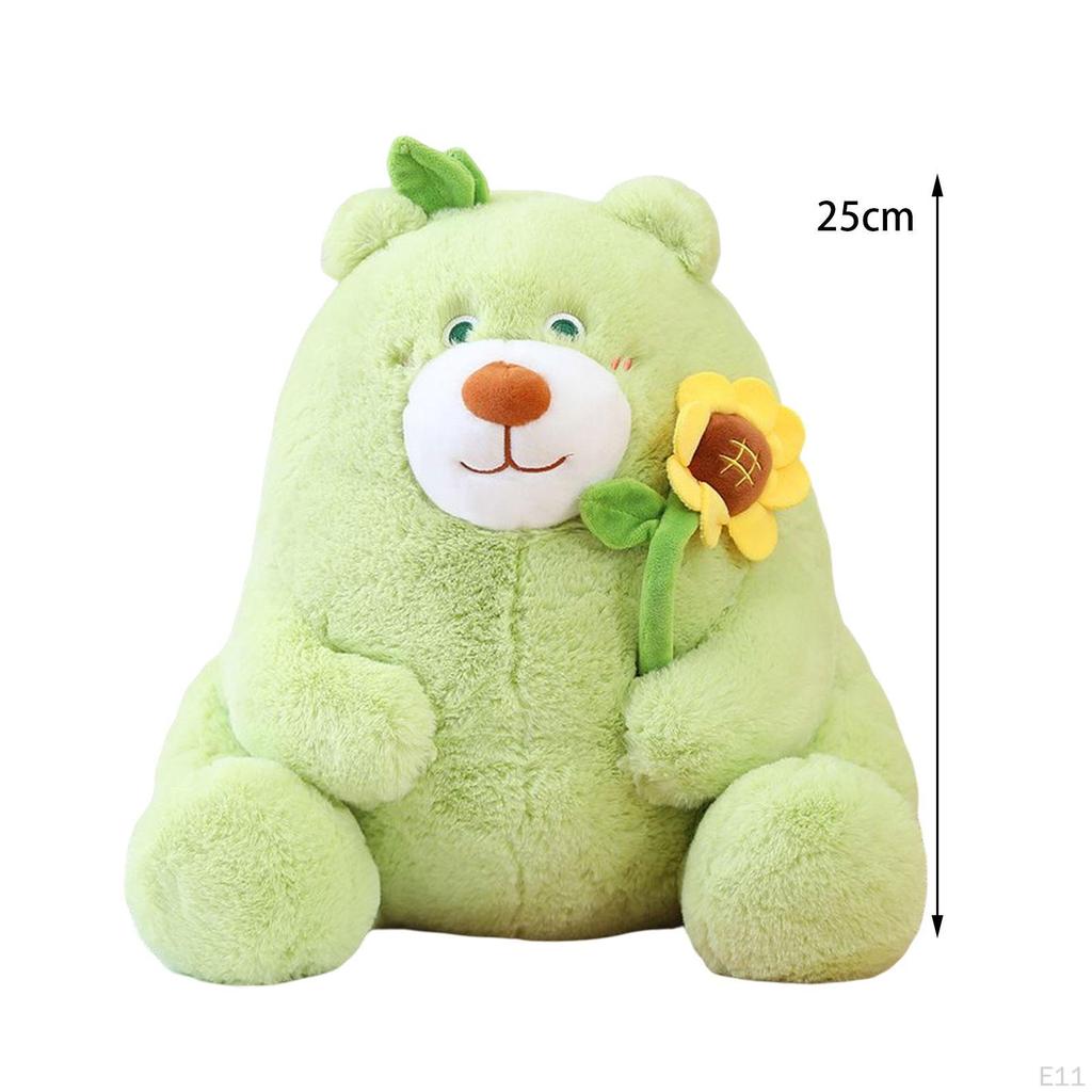 Медведь плюшевые игрушки держат розу кукла милый обнимашка смешной плюшевый