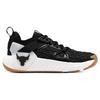 Under Armour Project Rock 6 Black White Women Sneakers 3026535-002