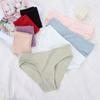 Pure Cotton Panties for Women Plus Size Comfort Sexy Briefs Solid Color Panty Female Underpants