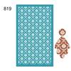 New Self-Adhesive Silk Screen Stencils for Polymer Clay Leaf Flower Decor Reusable Mesh Transfer Printing Earring Jewelry Making