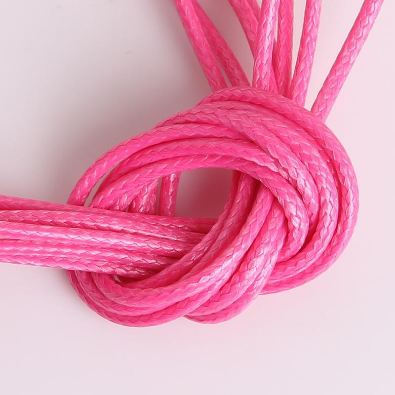 «Корейская вощеная веревка - 1-2 мм цветной шнур для самостоятельного изготовления ожерелий и браслетов»