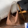 Fashion Commuter Large-capacity Bag Women's 2025 New Retro Suede Design Tote Bag Premium Shoulder Bag