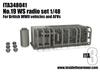 ITA3 British 19 Radio WWII British Plastic Model Kit Parts ITA348041 1/48 No. (for Vehicles) (Military)