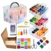 Embroidery Thread Set 192-color Thread+3-layer Storage Box Cross Stitch Accessories
