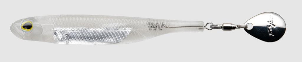 Fish Arrow Soft Lure Flash J Spin SW 4 Inch 3 Piece per pack 100 (9021)