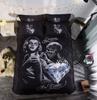 Набор стеганого одеяла с 3D цифровой печатью, трехпредметный, Скелет