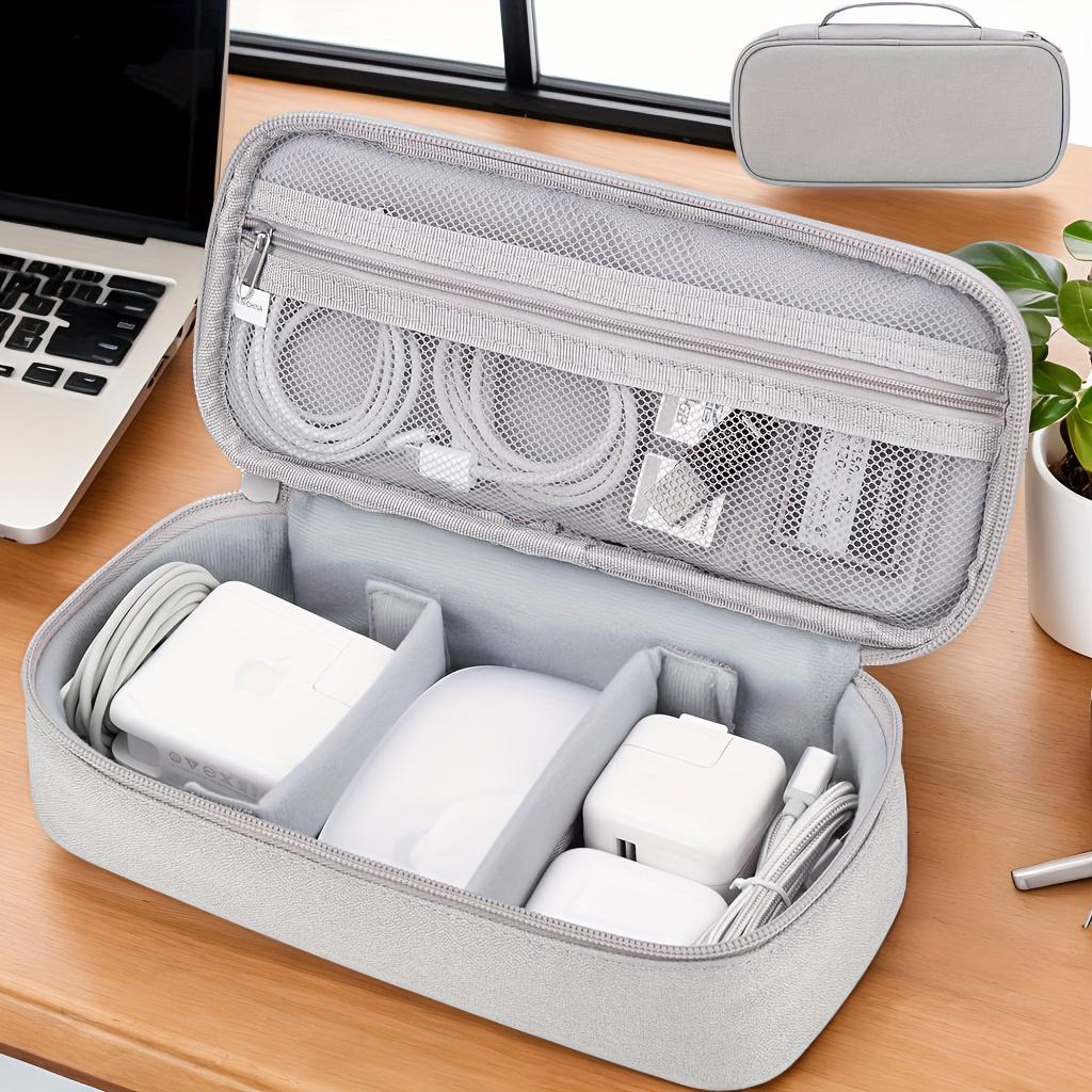 1pc Travel Portable Charging Cable Organizer Bag, Suitable for Chargers, Data Cables, and External Hard Drives Tote Bag